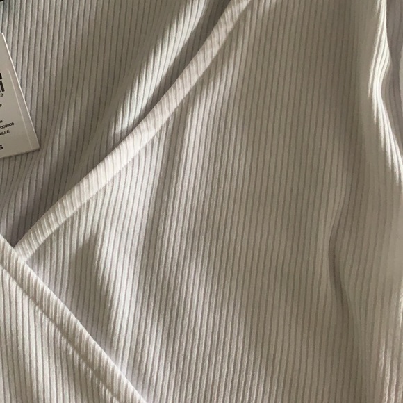 White wrap top - Picture 2 of 3